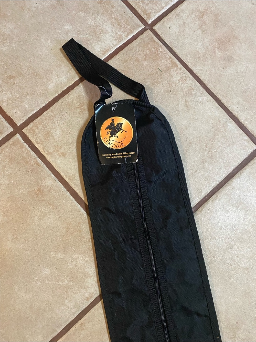 Centaur Equestrian Show Reins or Tail Extension Bag  Zip Closure Carry Strap NWT